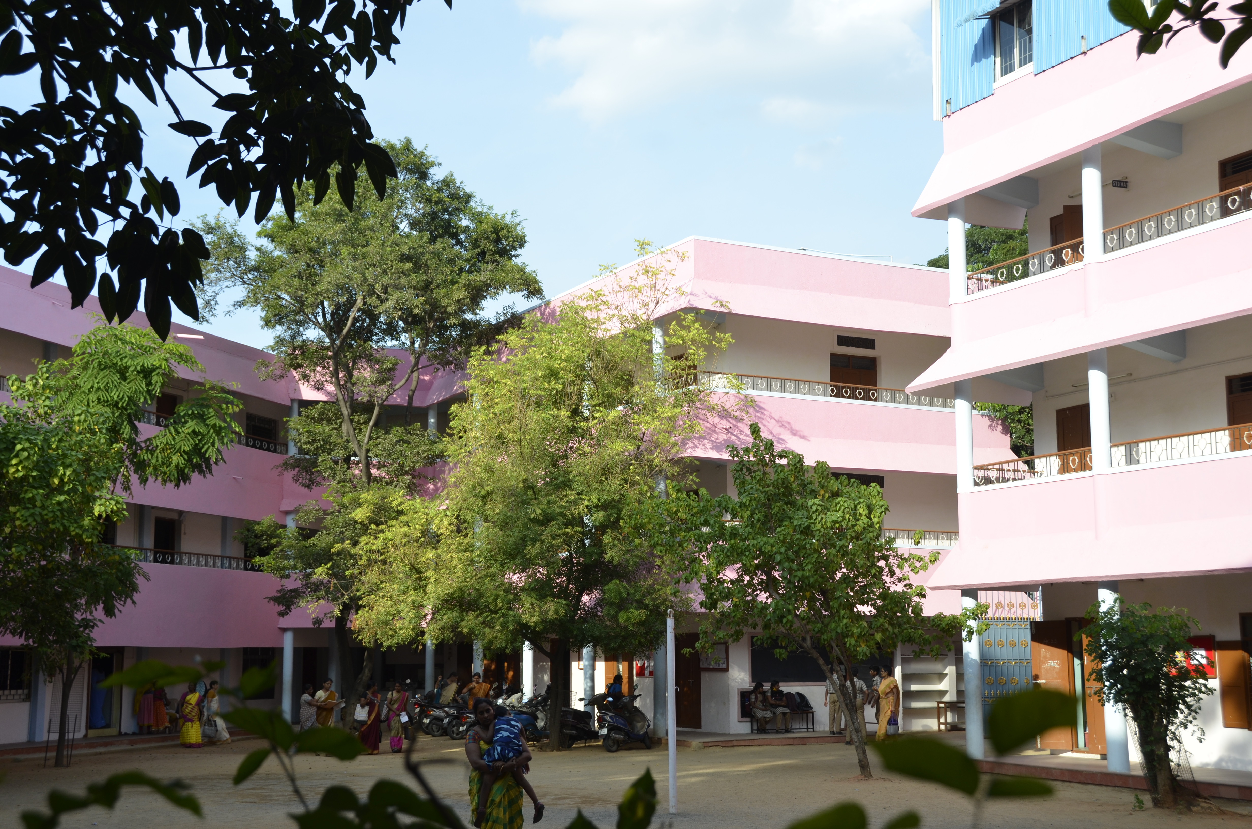Mar Thoma Students Group Discussion in Library